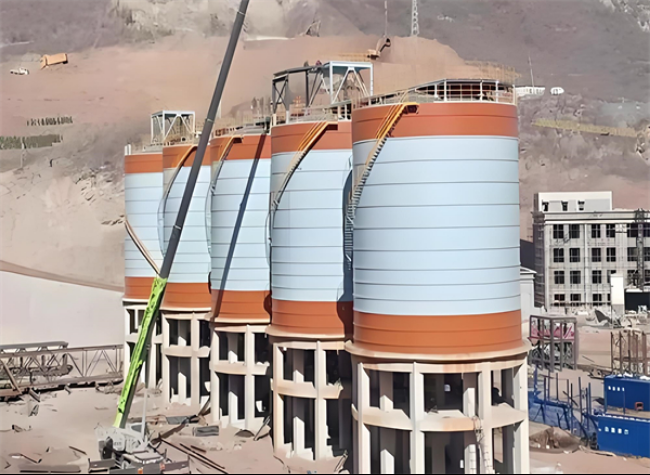 子长高架钢板仓